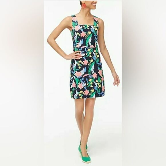 J Crew Floral Print Midi Dress - Picture 3 of 9